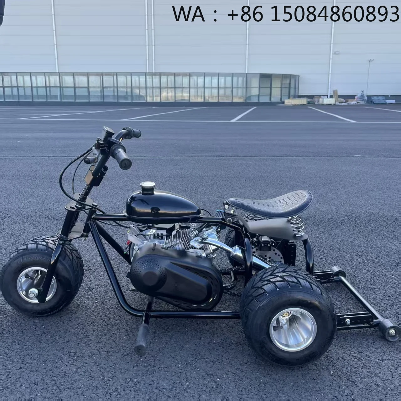 Anti-Collision Three-Wheel Racing Kart, 212cc Four-Stroke Power Component Stable Frame for Playground Adults Kids Outdoor Sport