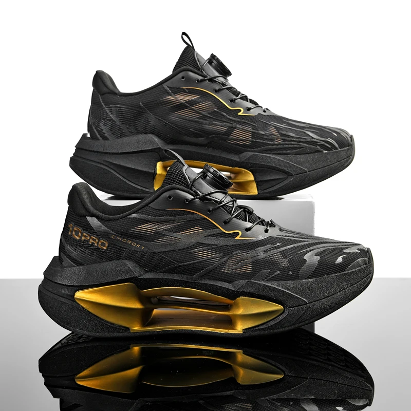 Men's Sports Shoes Carbon Plate Running Shoes Male Marathon Sneakers Racing Shock-absorbing Athletics Training Shoes for Women