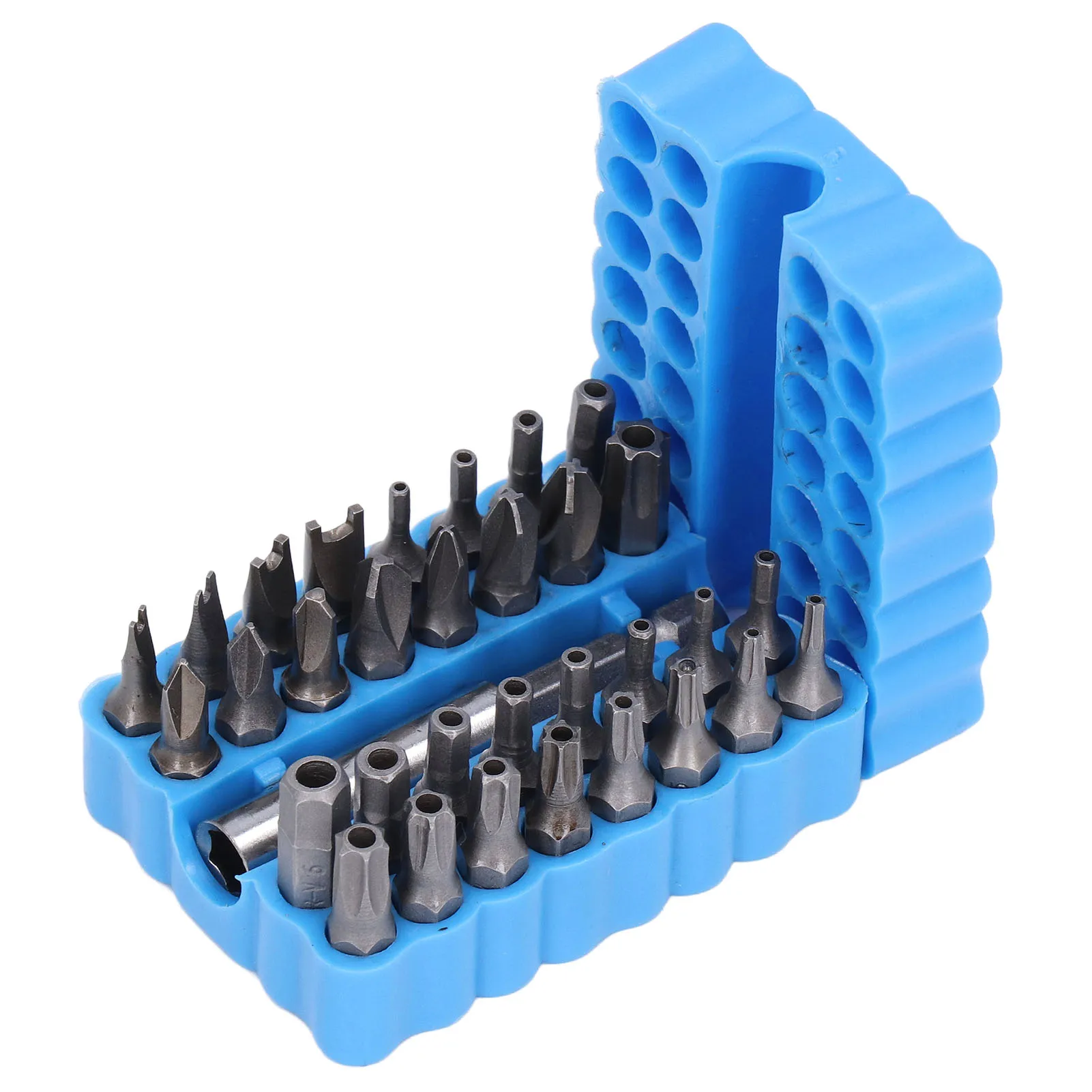 33Pcs Security Screwdriver Bit 1/4in Hex Shank Tool Set Kit Chrome Vanadium Steel for Maintenance Repair