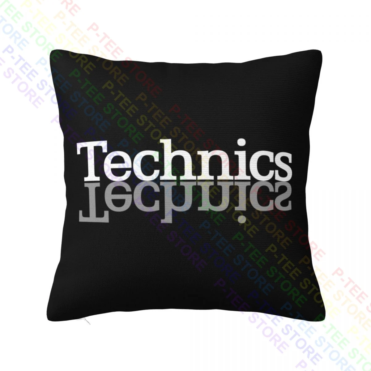 Soft Technics Logo Dj 1200 Turntable Music House Techno Electronic Hip Hop Throw Pillow Cover Pillowcase Bedding