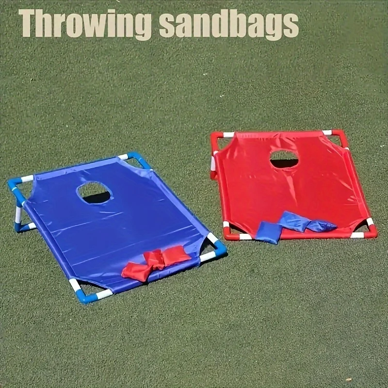 Portable Bean Bag Toss Game SetDurable Collapsible DesignIncludes 6 Bean BagsNo Batteries RequiredGreat for Outdoor Parties