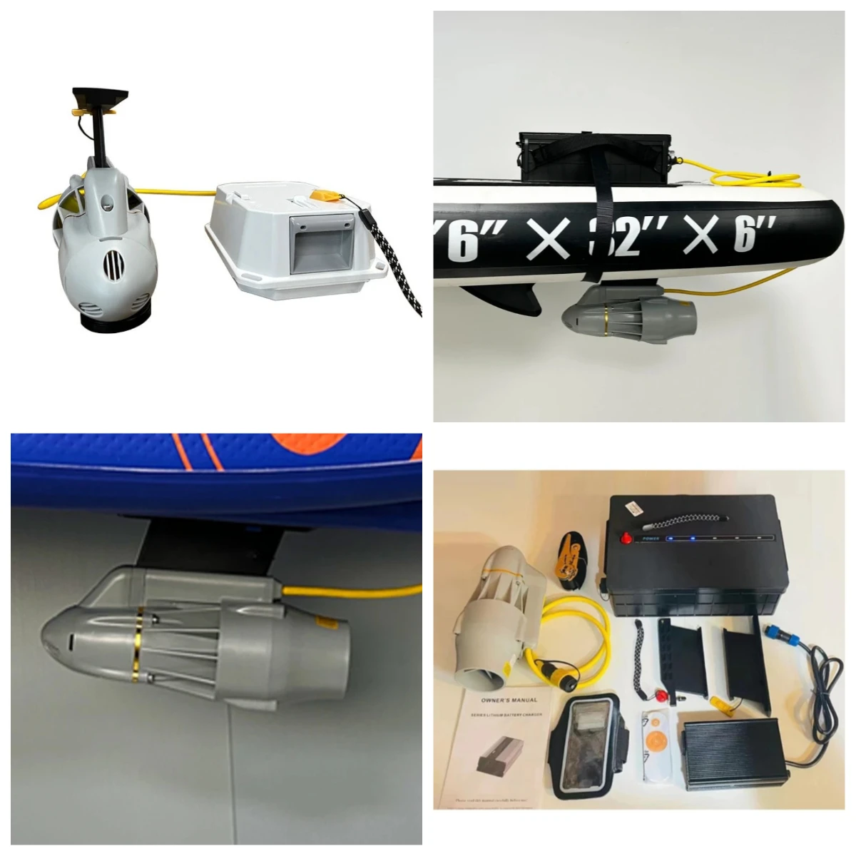 

Gold Seller Wireless Remote Electric Surfboard Fin Underwater Thruster for Kayaks and Surfboards