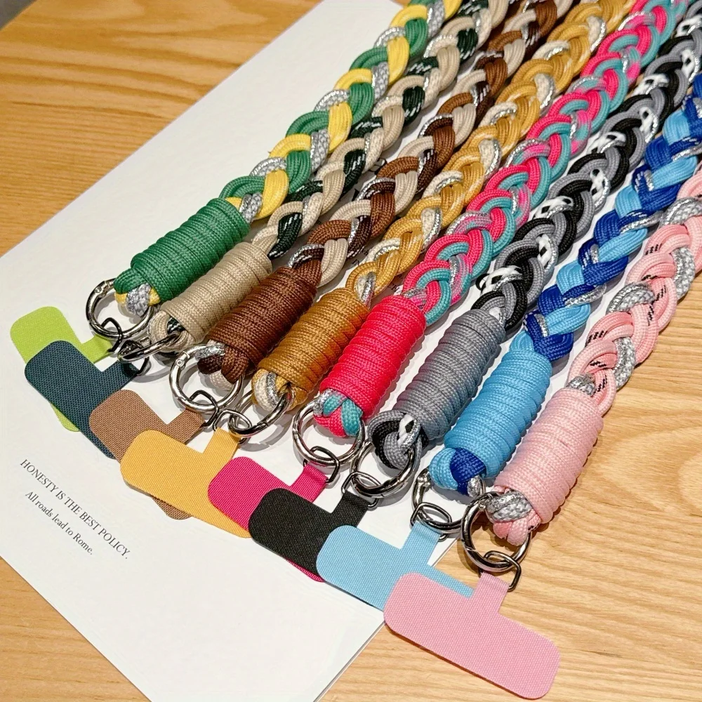 

[Ls] Six-strand woven crossbody lanyard, high-grade diagonal span, side back, back-type bag strap, extended neck and shoulder