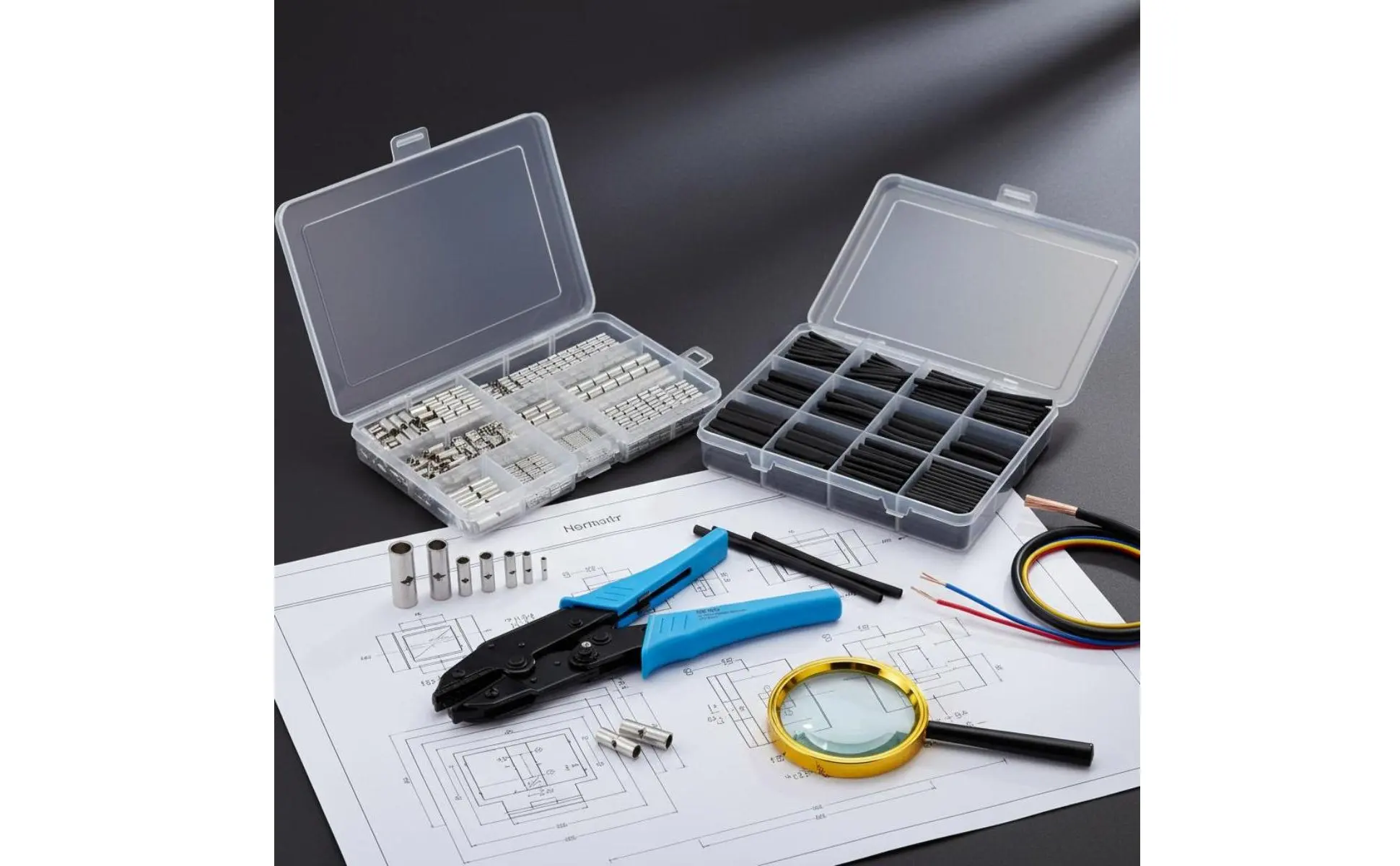 Non-Insulated Butt Connector Set Color Coded Butt Splice Connector Electrical Hardware Adhesive Lined Corrosion Resistant Non-Insulated Butt Connector Set Color Coded Butt Splice Connector Electrical Hardware Adhesive Lined Corrosion Resistant
