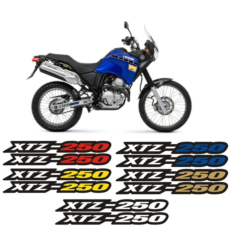 

Accessories Swing Arm Chain Drive Shaft Air Box Decorate Decals Reflection Stickers Stripes Tape For YAMAHA XTZ250 XTZ 250