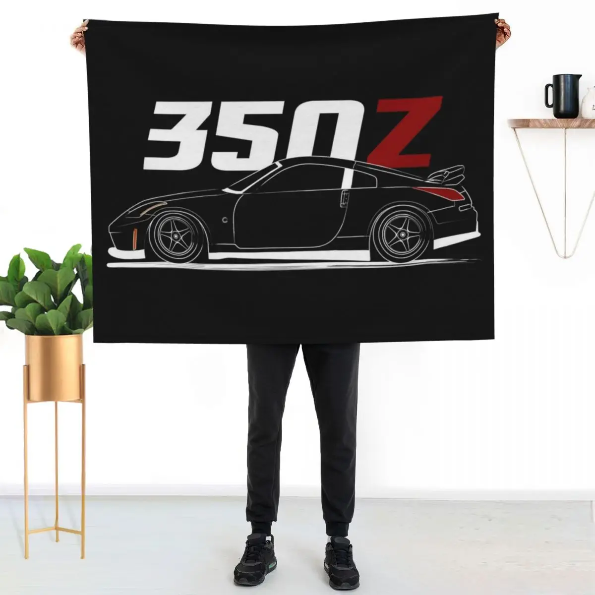 

JDM 350 Z Throw Blanket Summer Cool Breathable Blanket for Sleeping