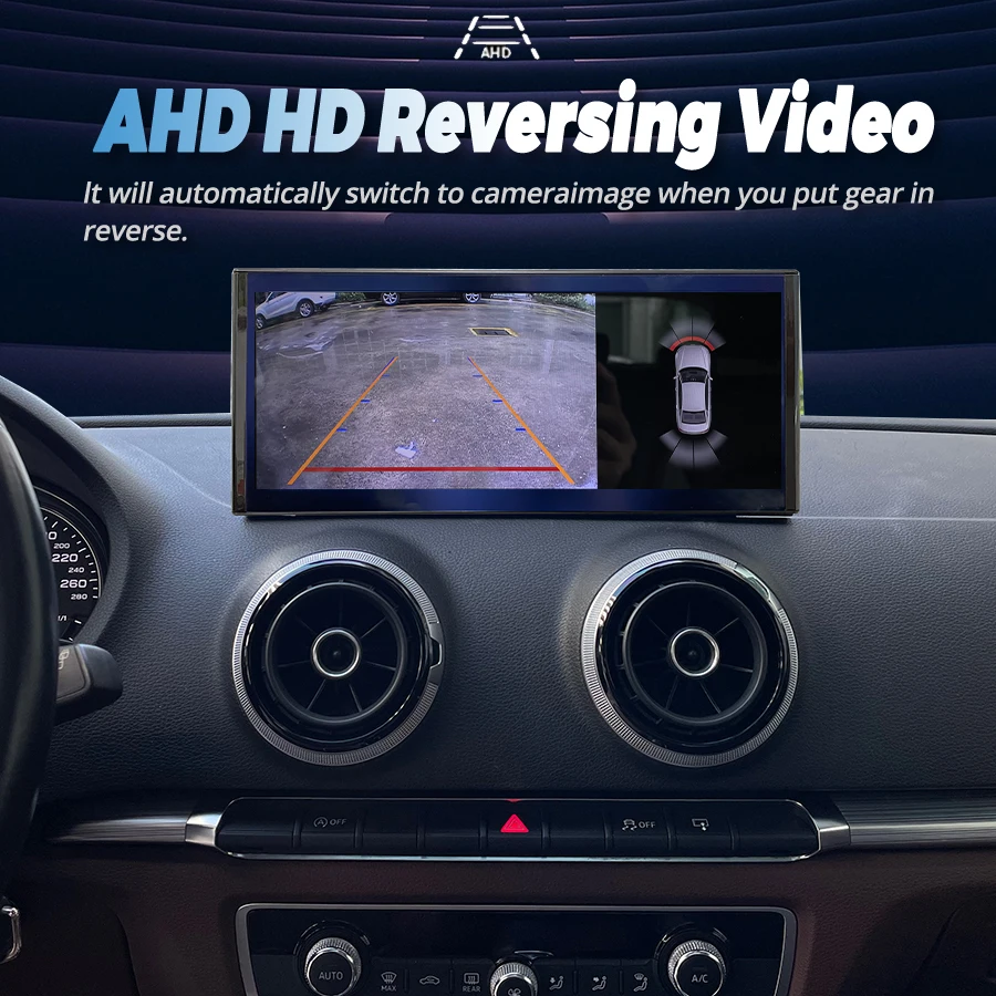 Android 13 10.25Inch Touch Screen For Audi A3 2014-2020 Car Accessories Auto CarPlay Monitors Speaker Radio Multimedia Player