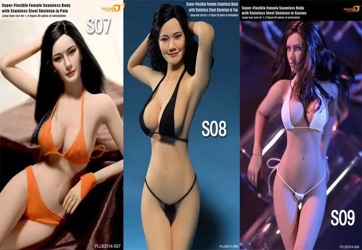 

TBLeague PLLB2014 S07 S09 1/6 Soldier Seamless Steel Frame Large Chest Female Body Fit 12'' Action Figure In Stock