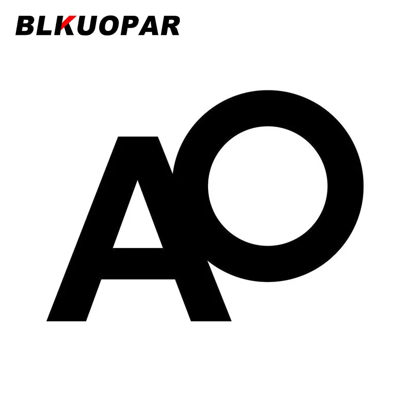 BLKUOPAR AO Eyewear Car Sticker Creative Waterproof Original Sunscreen Decal Personality Die Cut Motorcycle Refrigerator Decor