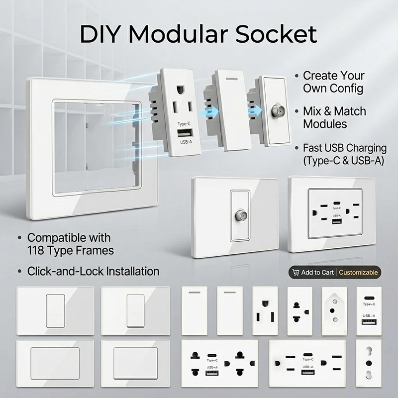 placa-de-parede-modular-diy-de-vidro-temperado-2x4-polegadas-118-75-nema-5-15r-tomada-duplex-modulos-de-tomada-multinacional-eua-ue-italia-chile