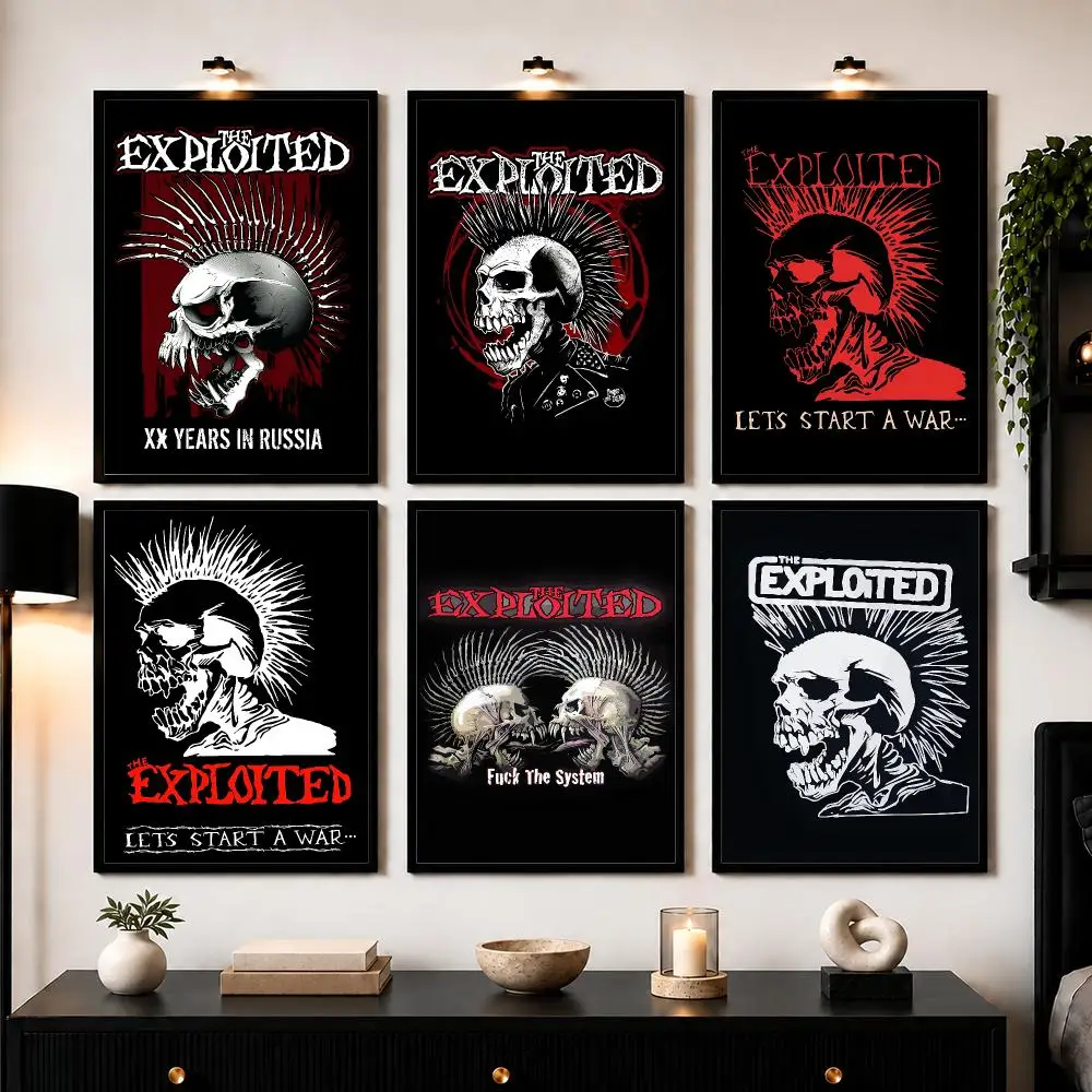The E-Exploited Poster Modern Wall Art Sticker For Living Room Bedroom Bar Home Decor Mural Painting Decoration