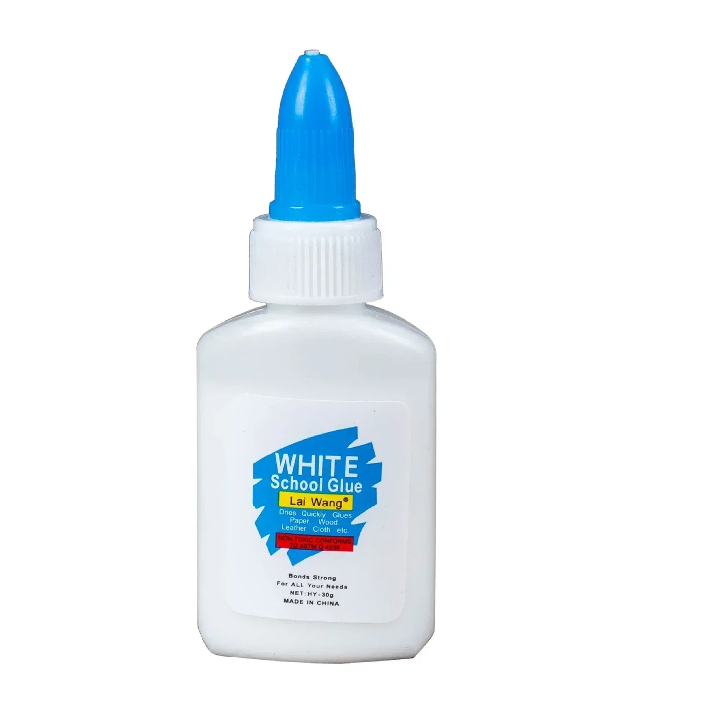 Witte Latexlijm 30ml Sneldrogend School Student Handlijm Wasbaar Karton Hout Wateroplosbare Witte Lijm Voor