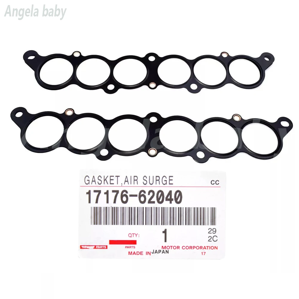 

SET OF 2 Pieces NEW TOYOT-A V6 3.4 L 5VZFE INTAKE MANIFOLD GASKET 17176-62040