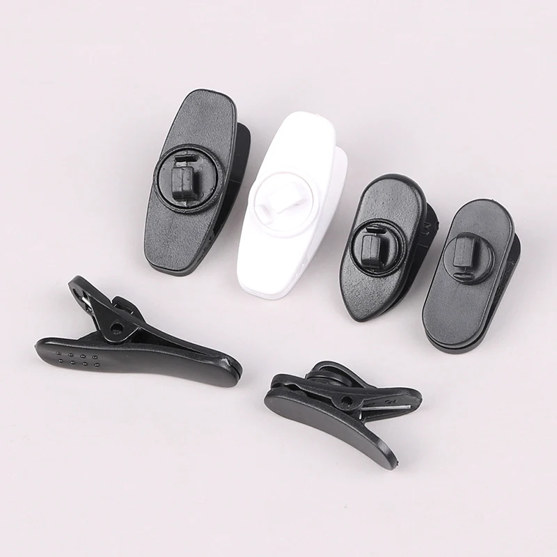 10 قطعة سماعة سلك كابل كليب الحبل طوق البلاستيك Nip المشبك منظمة حامل سماعة الصوت خط المحمولة للهاتف MP3