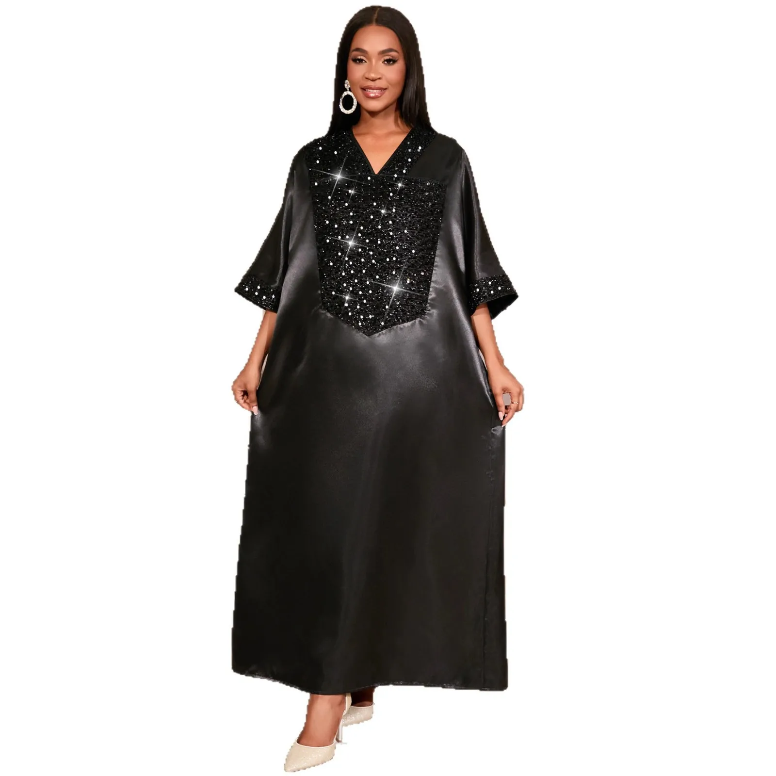 

Африканские платья для женщин, традиционная африканская одежда, Дашики, Анкара, платье, абайя, мусульманский кафтан, длинное платье макси 2026