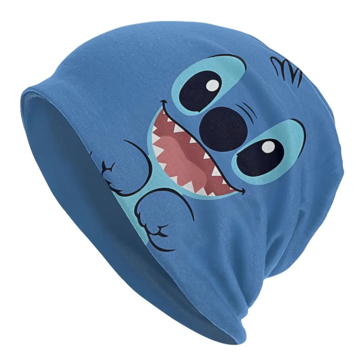 Stitch Autumn Spring Hats Cute Stitch Face Mask Thin Hat Bonnet Special Skullies Beanies Caps Men Women's Earmuffs