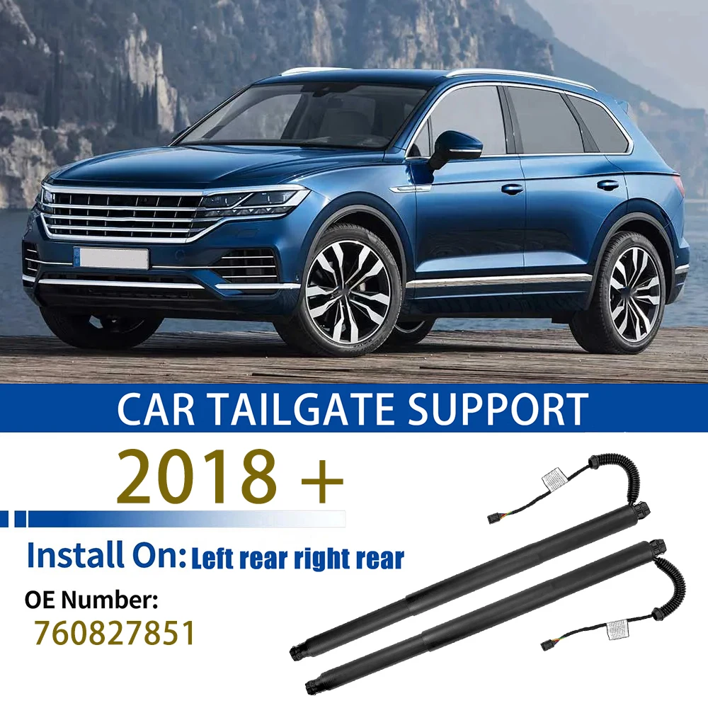 

Для 2018 + CR Volkswagen TOUAREG опорная тяга задней двери, задняя стойка задней двери, электрические опорные стойки 760827851