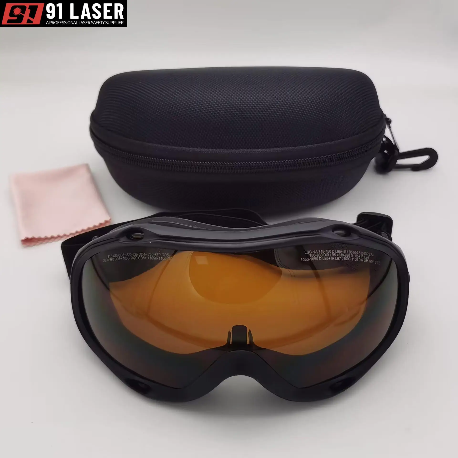 LSG-1A CE Certified OD8+ Laser Safety Goggles For Welding /Cutting /Engraving /BLUE GREEN ALEX DIODE YAG FIBER LASERS