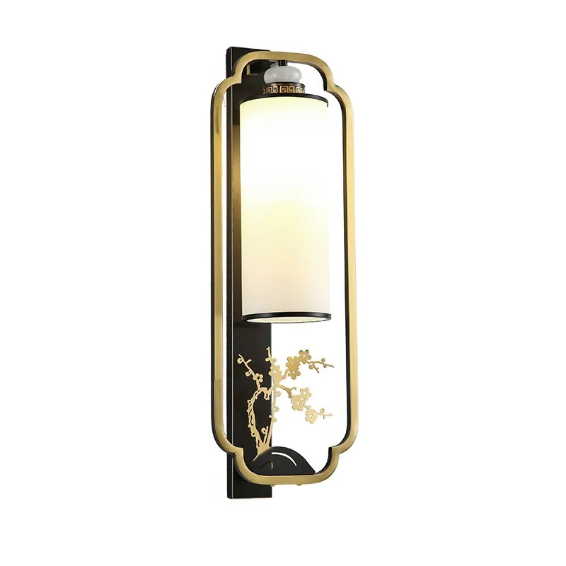 

New Chinese-style long wall lamp Zen living room TV background wall corridor aisle bedroom bedside lamp