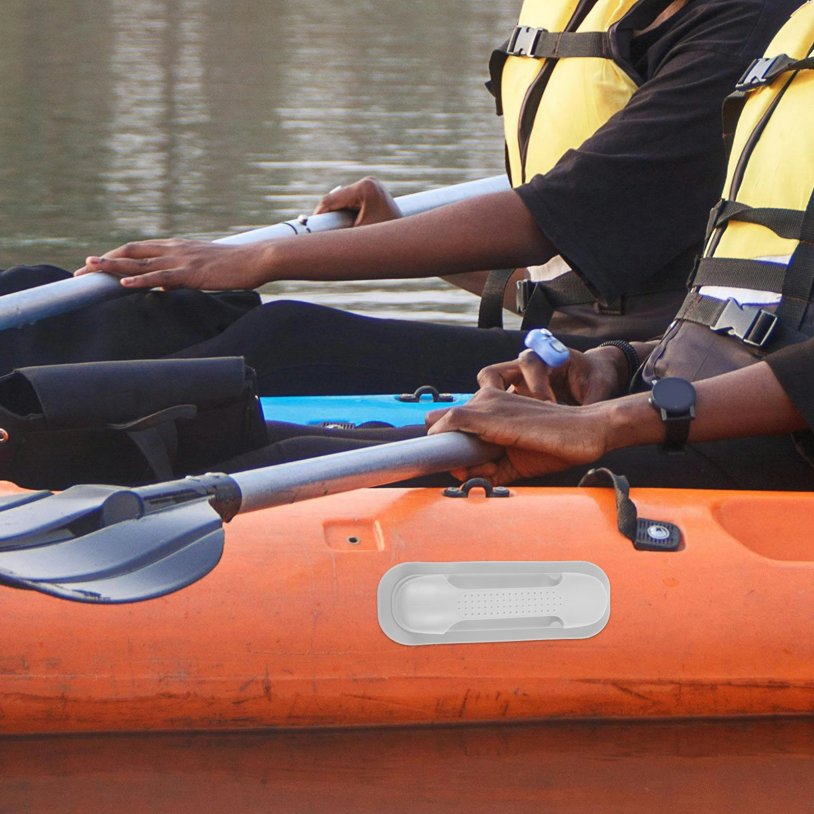 

Black Plastic Kayak Carry Handle PVC Boat Handrail Grab Replacement Accessories for Canoe Dinghy Outdoor Safe Practical