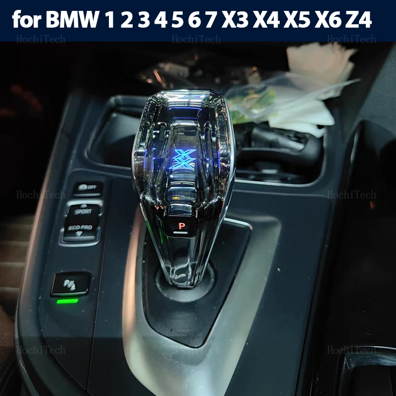 LED Car Interior Accessories Crystal Gear Shift Lever Knob Fit For BMW 1 2 3 4 5 6 7 X3 X4 X5 X6 F20 F21 F22 F30 F10 F18