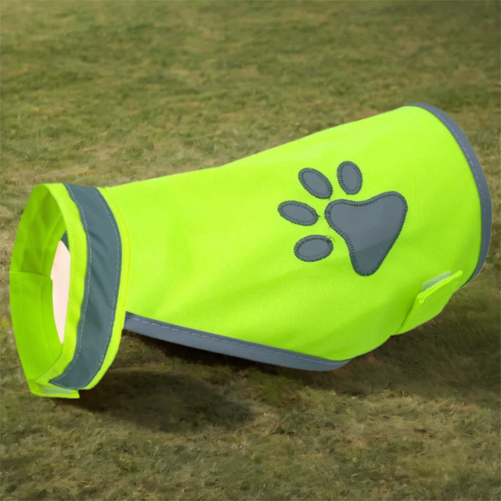

Dog Paw Fluorescent Pet Reflective Vest Dog Jacket Pet Hi Vis Coat Pet Safety Vest Pet Supplies