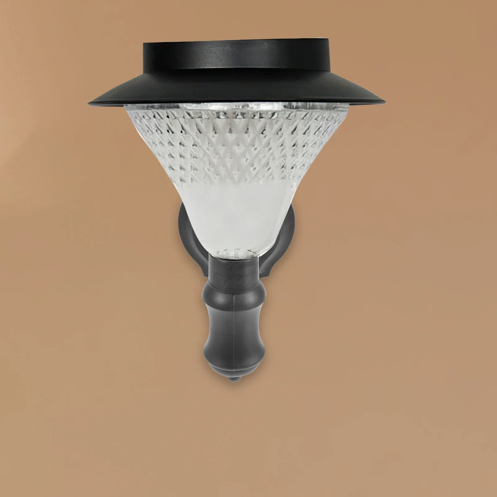 2Pcs Wall Lamp Holder Plastic Light Fixture Modern Minimalist Design for Solar Wall Lamp Farmhouse Office Entrance Corridor Lawn