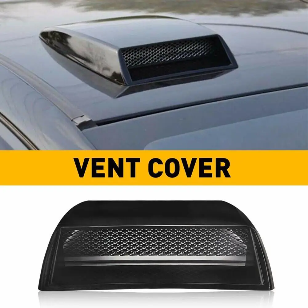 

Car Simulation Vent Decor Cover Fake Hood Air Flow Intake Vent Bonnet Universal Diy Modified Accessories 701