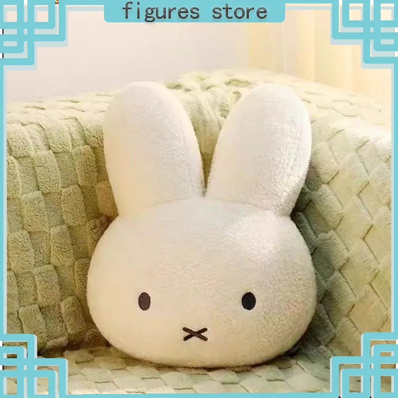 Kawayi Miniso Sanrio Miffyes Doll Miffyes Rabbit Pillow Plush Super Cute Mini White Rabbit Plush Doll Brooch Gift