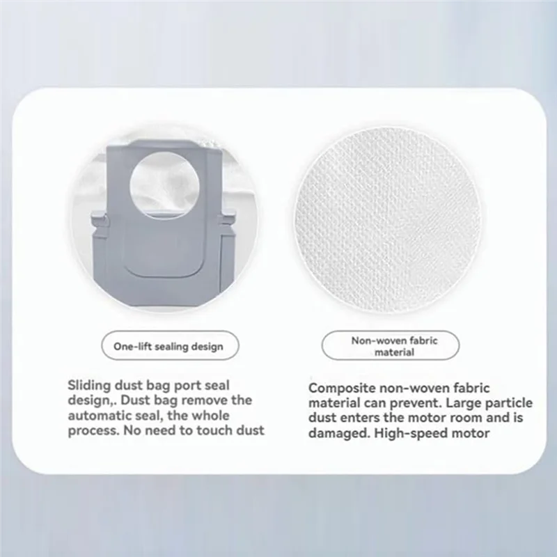 6 قطعة كيس لجميع الغبار ل Roborock S8 Max Ultra/S8 Maxv Ultra/S9 Maxv Slim/S9 Maxv Ultra/Saros 10/Saros 10R/Saros Z70 قطع الغيار-A77G