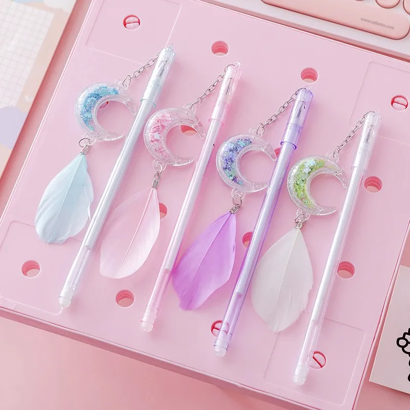 Korean Version Creative Milk Tea Cup Pendant Neutral Pen Cute Sequins Pendant Signature Pen Drawing Toys Student Stationery Gift