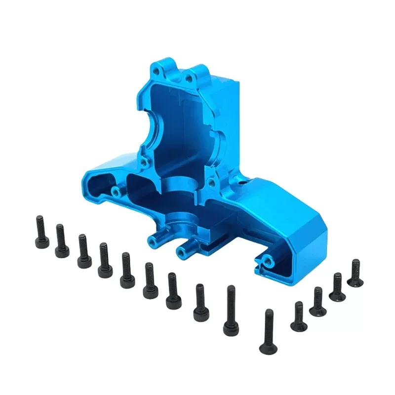 Cubierta inferior de caja de cambios trasera de repuesto, mejora de Metal para MJX 1/14 14211 14301 14302 14303, piezas de coche de Control remoto