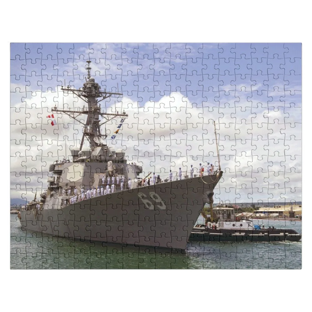 

USS MILIUS (DDG-69) SHIP'S STORE Jigsaw Puzzle Custom Jigsaw Puzzle With Photo Wood Puzzles For Adults