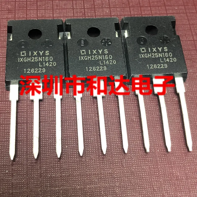 (5 Pieces) IXGH25N160 TO-247 1600V 75A / IXGH36N60B3D1 600V 36A / IXGH24N60AU1 600V 24A / IXGH10N100 1000V20A TO-247