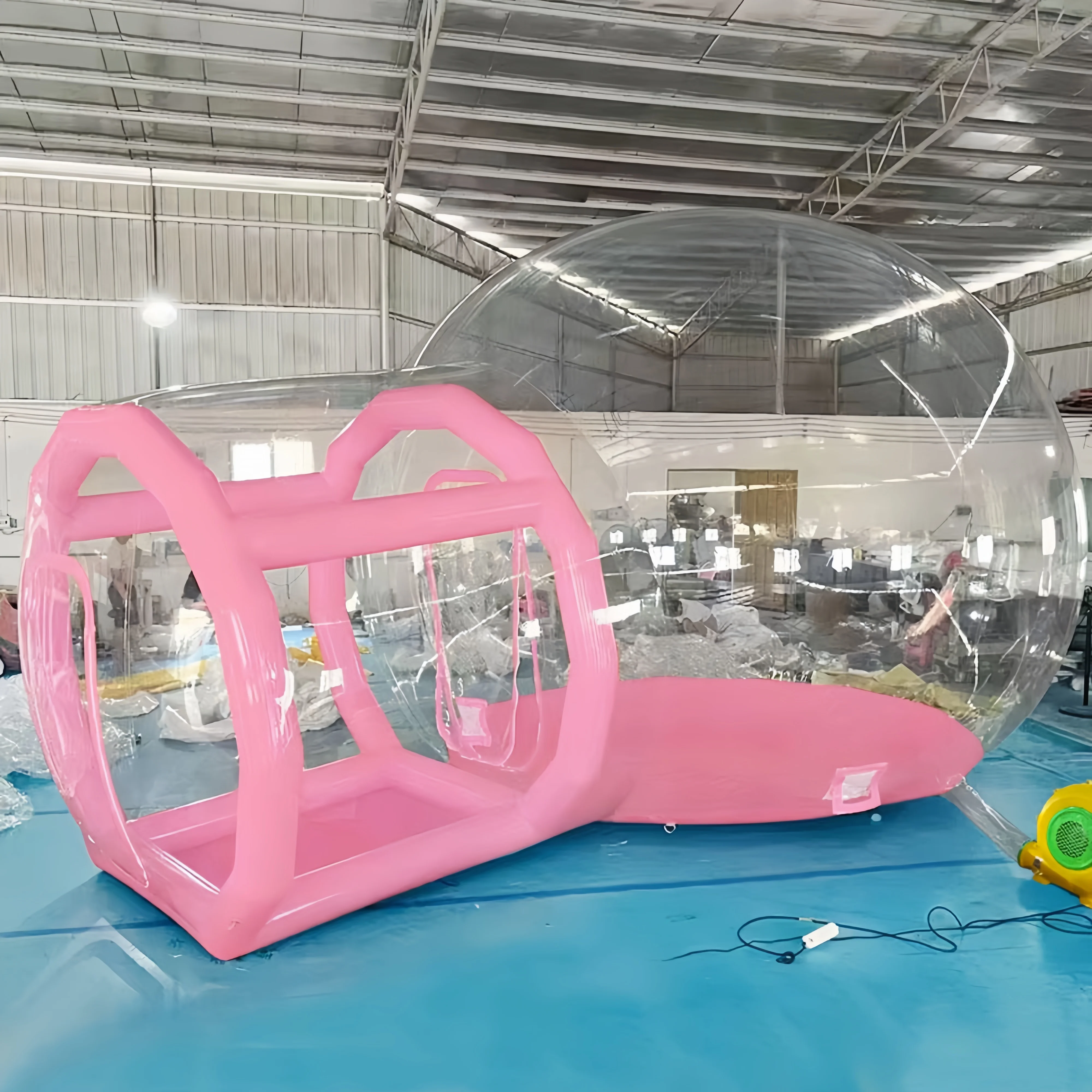 Factory Price Commercial Grade PVC Inflatable Bubble House with Air Pump and Blower,Bubble Tent for Family & Birthday Party