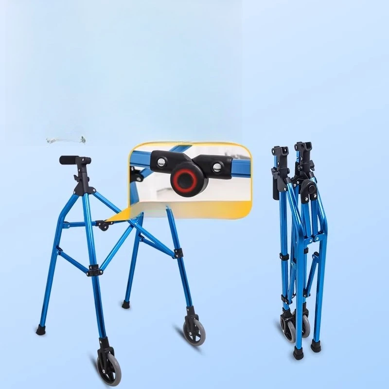 

Elderly driving trolley Aluminum alloy disabled walking aid Walking elderly walker foldable