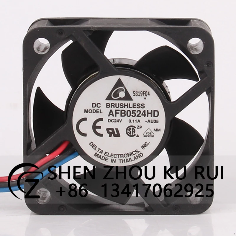 

Case Fan Dual Ball Bearing for DELTA AFB0524HD 50X50X10MM 5015 5CM DC 24V 0.11A Silent High Airflow Cooling Fan