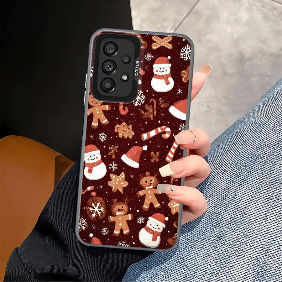 عودة غطاء الهاتف حقيبة لهاتف سامسونج غالاكسي A15 A16 A26 A31 A17 A20s A21s A23 A24 A25 A13 A14 A32 A34 A36 A11 A12 A35 عيد الميلاد #3