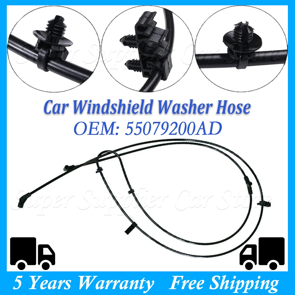 

New Front Windshield Washer Hose For JEEP GRAND CHEROKEE 2011-2018 For DODGE DURANGO 2011-2018 Windshield Washer Hose 55079200AD