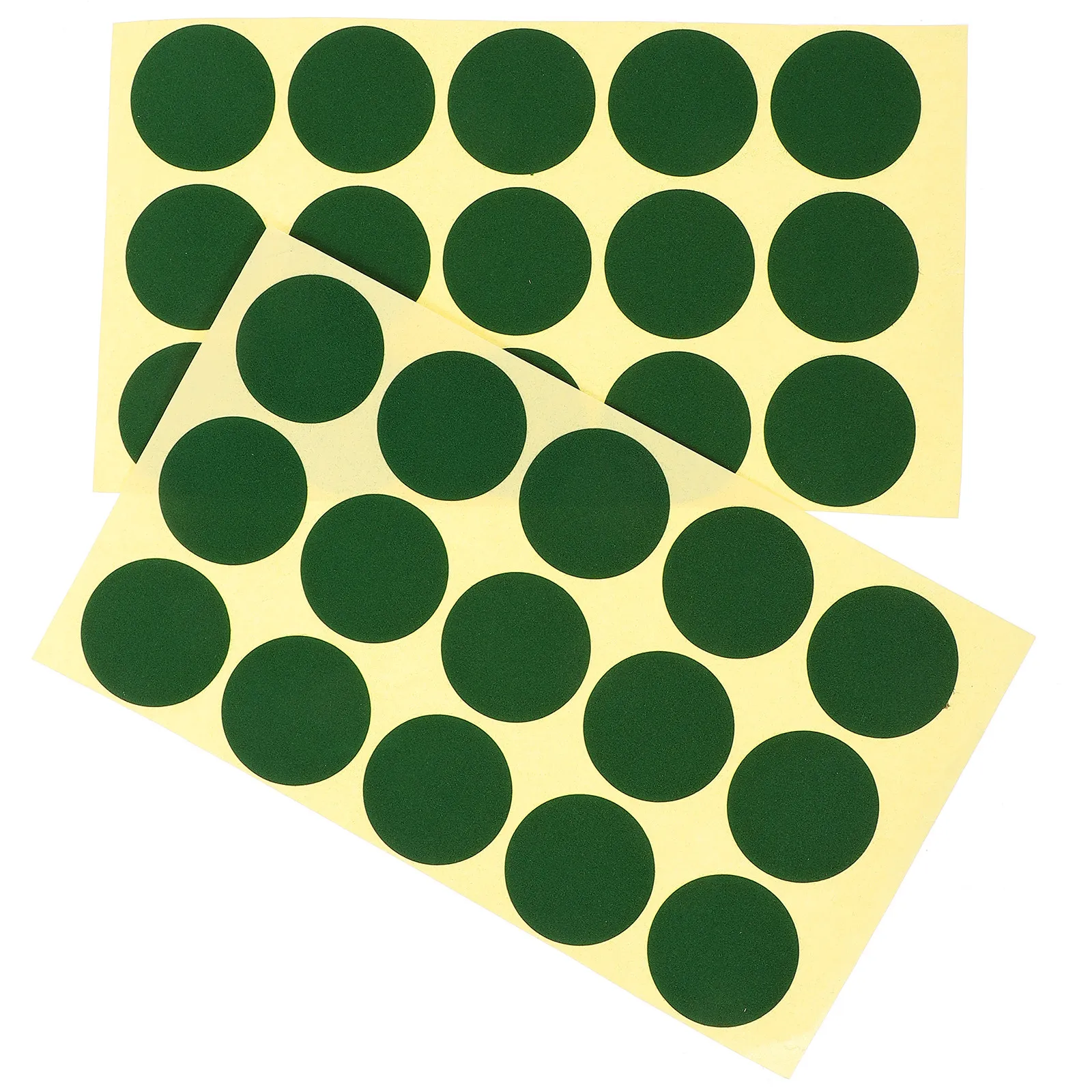 2Sheets Easy Use Self Stick Snooker Green Dots Billiard Table Marking Stickers Pool Table Spot Accessories for Professional Club