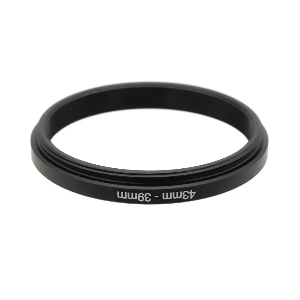 43mm do 39mm 43-39mm 43mm-39mm 43-39 krokowy pierścień redukcyjny Adapter pierścieniowy