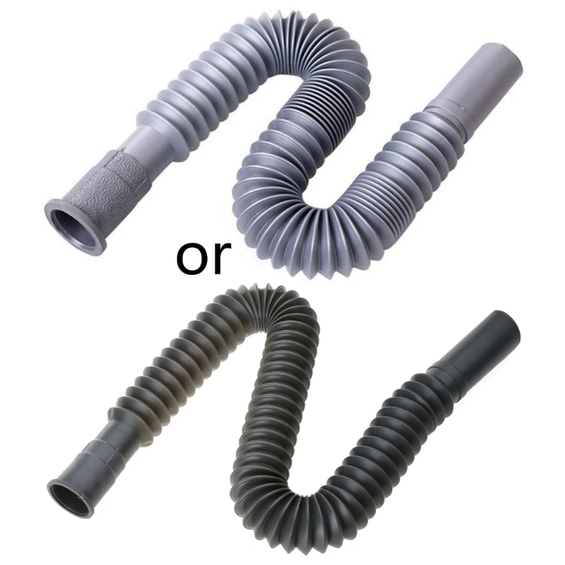 Wash Basin Pipe Plumbing Kitchen Sewer Pipe Flexible Bathroom Sink Drains Hose Dropship