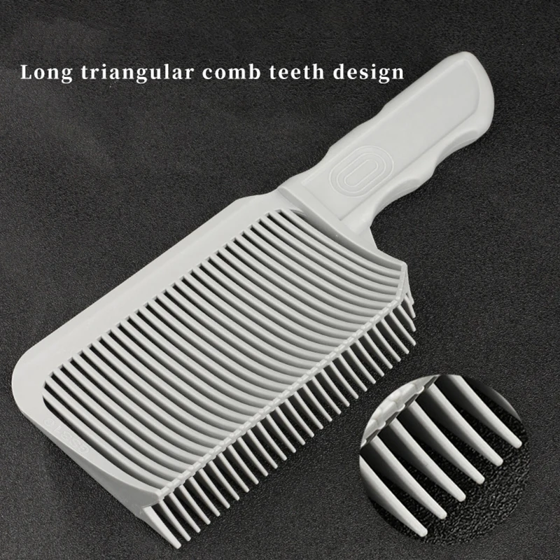 Fading Comb Professional Barber Clipper Mix Flat Top Hair Cutting Comb For Men Heat Resistant Fade Brush