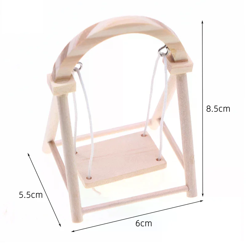 1:12 دمية مصغرة محاكاة سوينغ حديقة ديكور لعبة بيت الدمية الملحقات