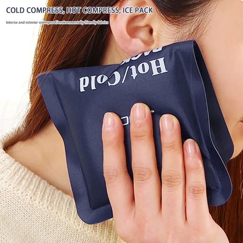 Reusable Gel Freezable Hot Cold Pack Ice Bag Professional Ice Bag Portable Outdoor Travel Cooler Bag for Leg Knee Headache