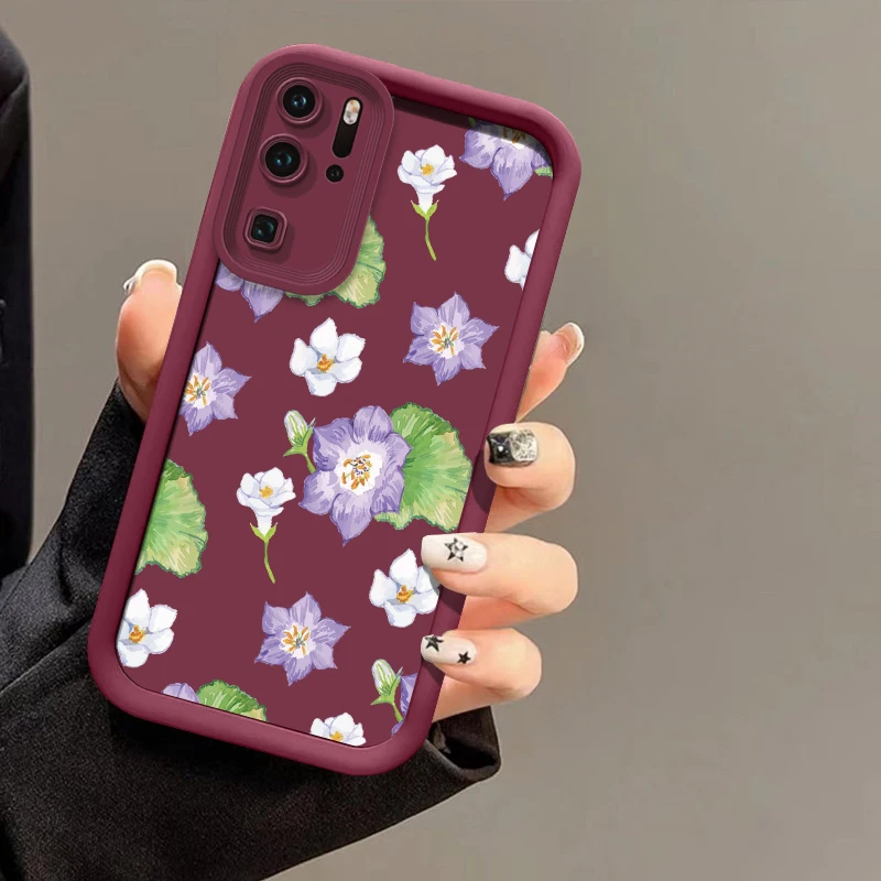 حافظة هاتف لهاتف انفينيكس هوت 40i 30i 10 20 Play 60 Pro Plus Zero 30 GT 30 20 10 Pro Note 50 40 30 VIP غطاء سيليكون بنمط الأزهار