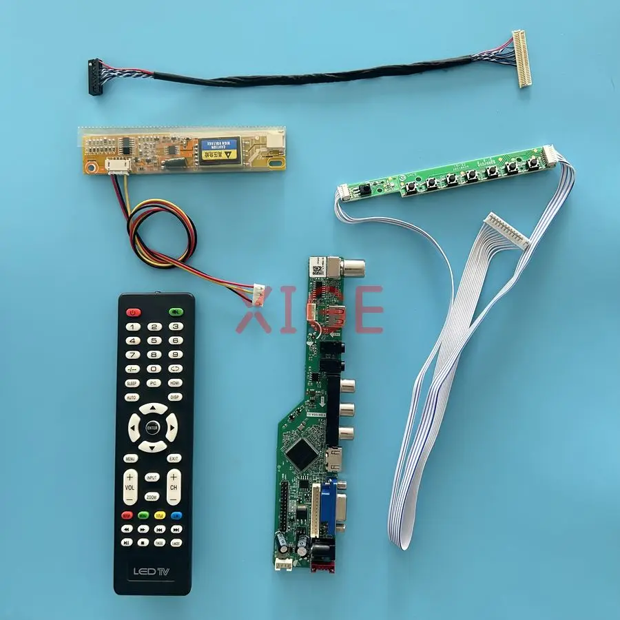 

Screen Drive Controller Board Fit LP133WX1 LTN133AT01 LTN133W1 B133EW01 1-CCFL 30 Pin LVDS 1280x800 1280*800 USB+AV+VGA+HDMI Kit