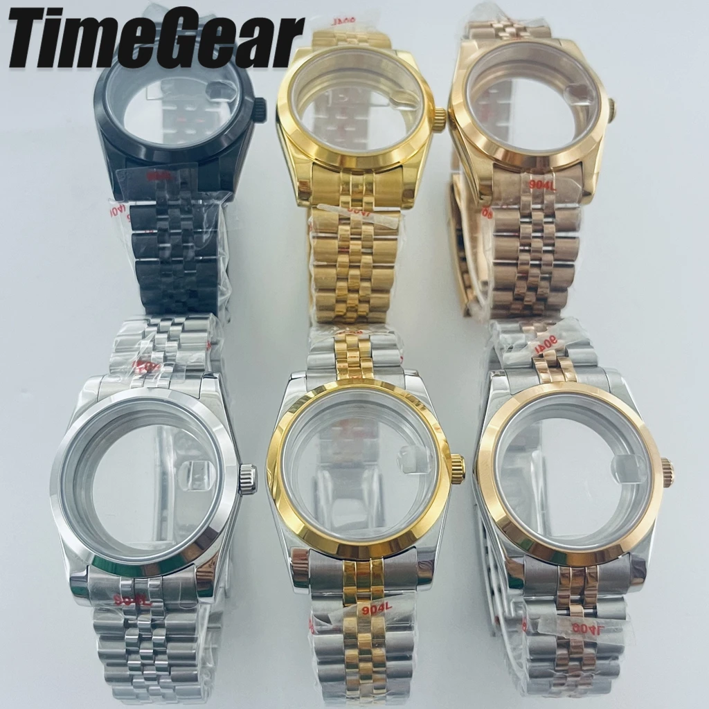 

36mm/40mm NH35 Watch Case Accessories Stainless Steel For NH35 NH36 NH38 Movement 28.5mm Dial Datejust Jubilee Bracelet ﻿ ﻿ ﻿