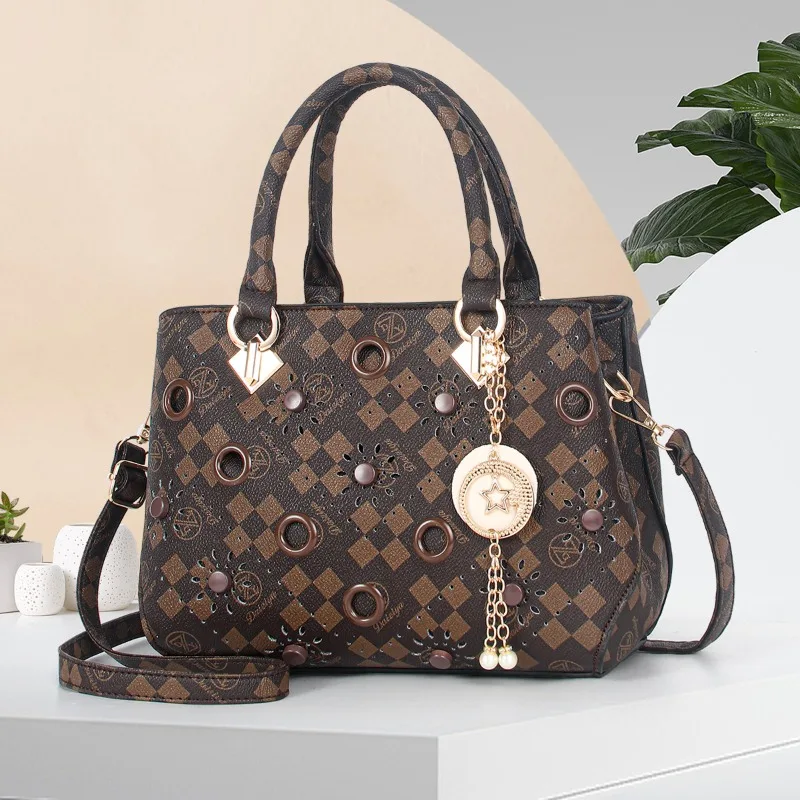 

Европейская/американская дамская сумка с принтом в стиле ретро, модная дамская сумочка через плечо, женская наплечная сумка с принтом на осень/зиму