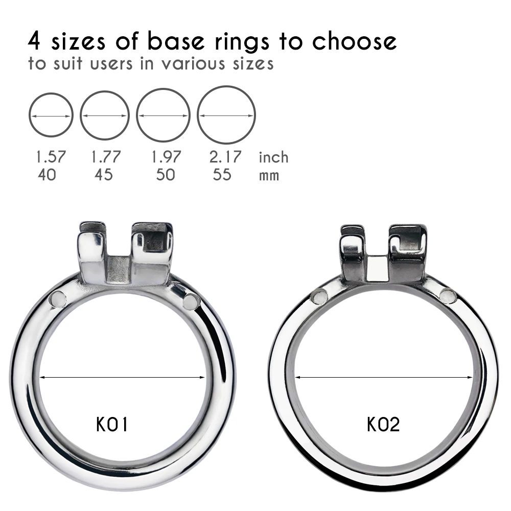 FRRK Flat Chastity Cage with Metal Urethral Catheter for Couple K01 Penis Rings Bondage Cock Lock Femboy BDSM Toy Adult Sex Shop